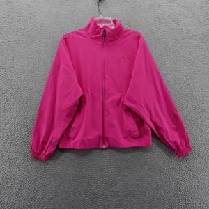 Adidas ZNE Woven Track Jacket S Pink Womens UPF50‎ Athletic Sportswear NEW $110